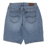 Lee Denim Shorts - 28W UK 8 Blue Cotton