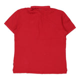 Vintage Napapijri Polo Shirt - XL Red Cotton