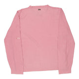 Vintage Napapijri Jumper - XL Pink Cotton