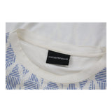 Vintage Emporio Armani T-Shirt - Large White Cotton