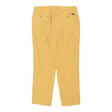 Vintage yellow Burberry Trousers - mens 36" waist