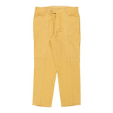 Vintage yellow Burberry Trousers - mens 36" waist