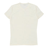 Vintage cream Emporio Armani T-Shirt - mens large