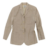 Vintage beige Armani Jeans Blazer - womens medium