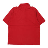 Vintage red Burberry London Polo Shirt - mens medium
