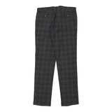 Dolce & Gabbana Checked Trousers - 39W 36L Grey Cotton