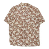 Vintage brown Valentino Short Sleeve Shirt - mens medium
