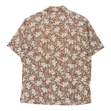 Vintage brown Valentino Short Sleeve Shirt - mens medium