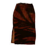 Vintage brown Velour Cavalli Class Maxi Skirt - womens 30" waist