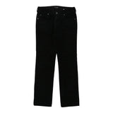 Vintage black Armani Jeans Cord Trousers - womens 30" waist