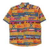 Vintage multicoloured Valentino Short Sleeve Shirt - mens x-large