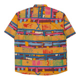 Vintage multicoloured Valentino Short Sleeve Shirt - mens x-large