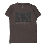 Vintage brown Armani Exchange T-Shirt - mens medium