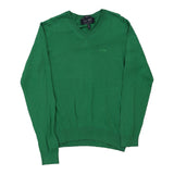 Vintage green Armani Jeans Jumper - mens small