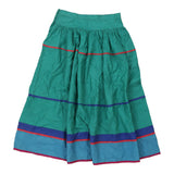 Vintage teal 1980's Kenzo Skirt - womens 26" waist