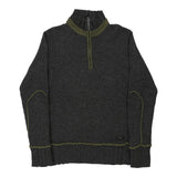 Vintage grey Costume National 1/4 Zip - mens x-large