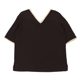 Vintage brown Les Copains Blouse - womens large