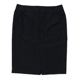 Vintage navy Les Copains Mini Skirt - womens 36" waist