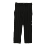 Vintage black Salvatore Ferragamo Trousers - womens 30" waist