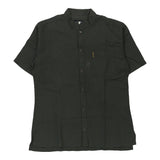 Vintage grey Armani Jeans Short Sleeve Shirt - mens medium