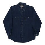 Vintage blue Armani Jeans Denim Shirt - mens small