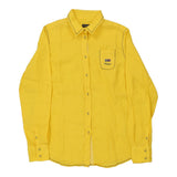 Vintage yellow Napapijri Shirt - mens medium