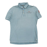 Vintage blue Napapijri Polo Shirt - mens x-large