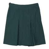 Vintage green Les Copains Midi Skirt - womens 38" waist