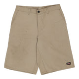 Dickies Shorts - 35W 12L Beige Polyester Blend