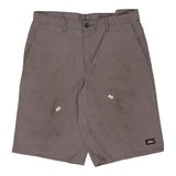 Dickies Shorts - 36W 13L Grey Polyester Blend