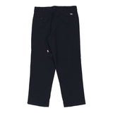 Flex Dickies Trousers - 38W 31L Navy Cotton Blend