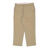 Dickies Trousers - 38W 30L Beige Cotton Blend
