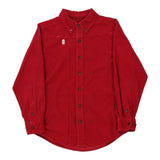 Age 7-8 The Childrens Place Cord Shirt - Small Red Cotton
