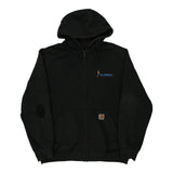 Carhartt Hoodie - Large Black Cotton Blend