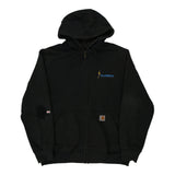 Carhartt Hoodie - Large Black Cotton Blend