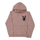 Playboy Pacsun Graphic Hoodie - Small Pink Cotton Blend