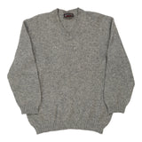 Vintage grey Matthew Sporting Jumper - mens x-large