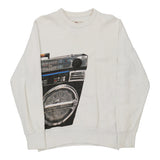 Vintage white Franklin & Marshall Sweatshirt - mens medium