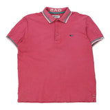 Vintage pink Gas Polo Shirt - mens large
