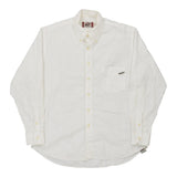 Vintage white Chesterfield Shirt - mens medium
