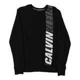 Vintage black Calvin Klein Jeans Sweatshirt - mens medium
