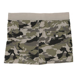 Vintage Zuiki Camo Mini Skirt - Medium Khaki Cotton