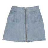 Vintage light wash Sasch Denim Skirt - womens 26" waist