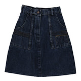 Vintage blue Celtex Denim Skirt - womens 24" waist