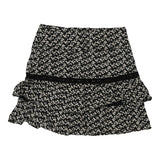 Vintage black & white Camaieu Mini Skirt - womens medium