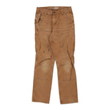 Carhartt Double Knee Carpenter Trousers - 32W 32L Brown Cotton