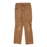 Carhartt Double Knee Carpenter Trousers - 32W 32L Brown Cotton