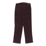 Calvin Klein Jeans Cord Trousers - 34W UK 12 Purple Cotton