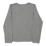 Napapijri Spellout Sweatshirt - Large Grey Cotton Blend