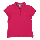 Adidas Polo Shirt - Medium Pink Cotton